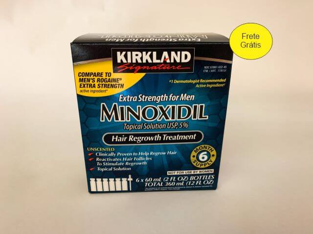 Minoxidil 6 meses Tratamento com Frete Grátis